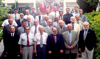 B.E.Paton, A.N.Tavkhelidze with  members of IAAS