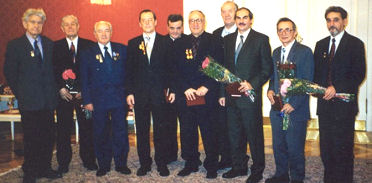 Вручение премии им.акад. М.А.Маркова  ИЯИ РАН 2008 года