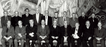 A.N.Tavkhelidze  with members of Georgian Academy of Sciences